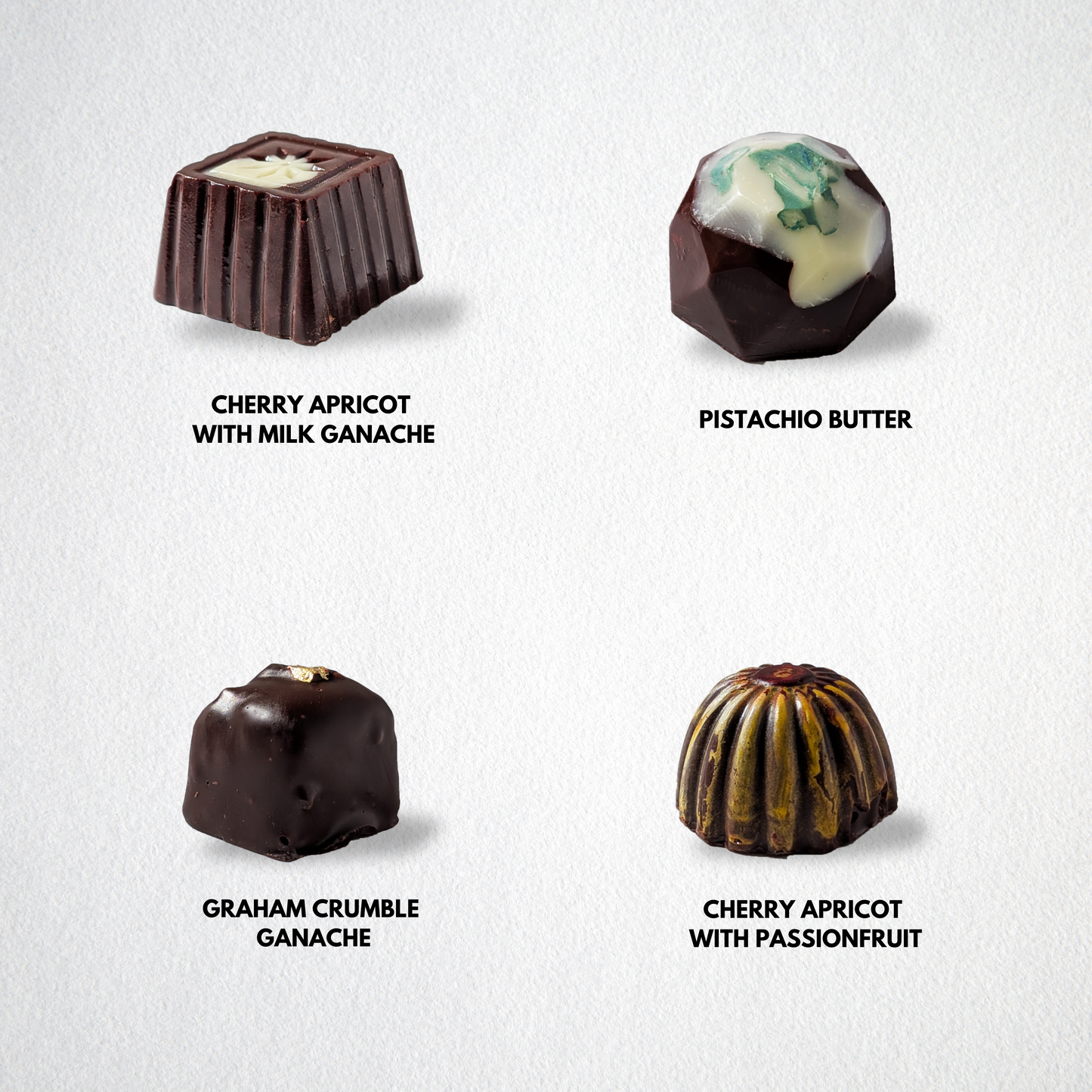 Chocolate 4 box Bon Bons | Single-Origin Ghana Truffles four piece