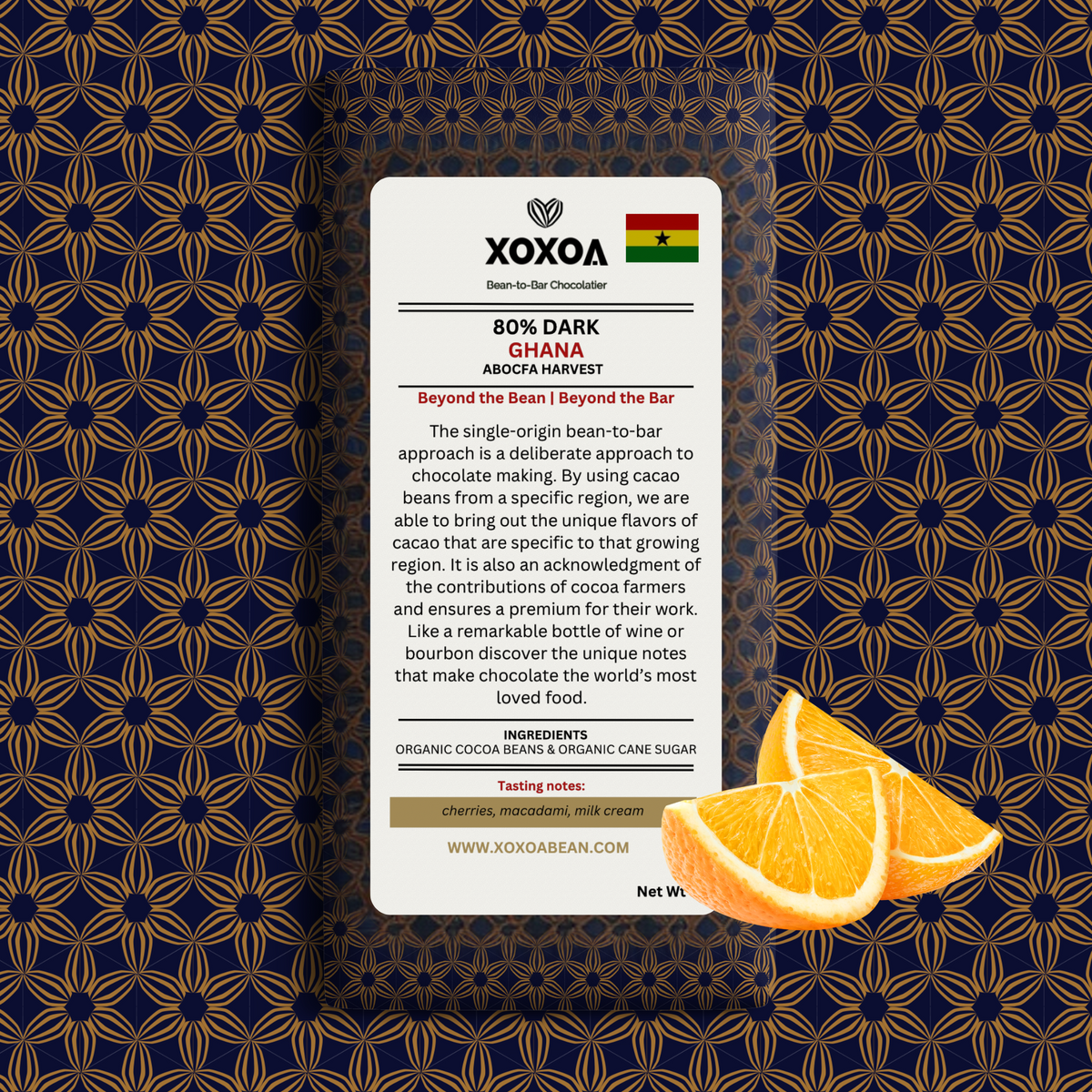 Ghana 70% + Candied Orange