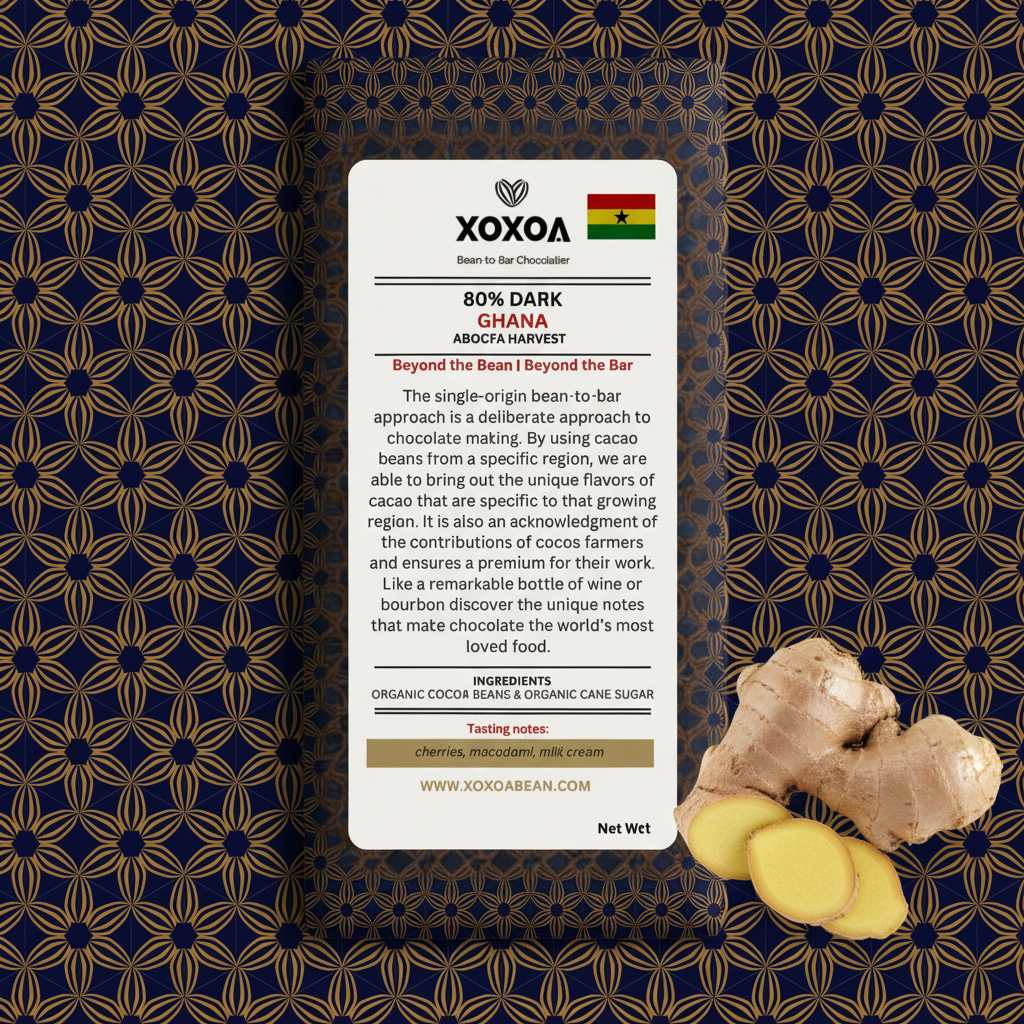Ghana 70% + Candied Ginger