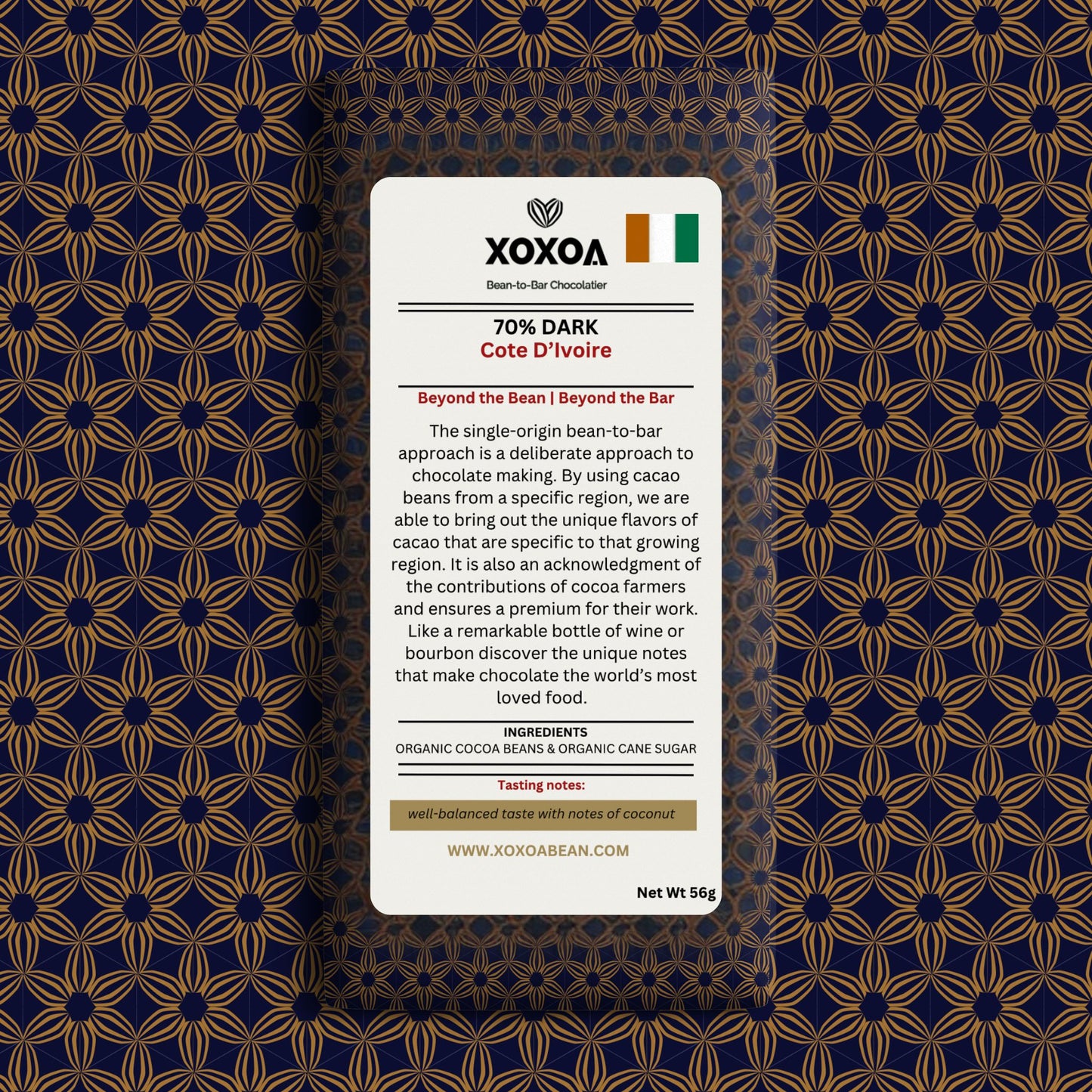 Dark Chocolate | Single-Origin Cote D'Ivoire 70% Chocolate Bar