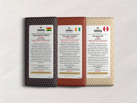 Xoxoa Single Origin Chocolate Bars
