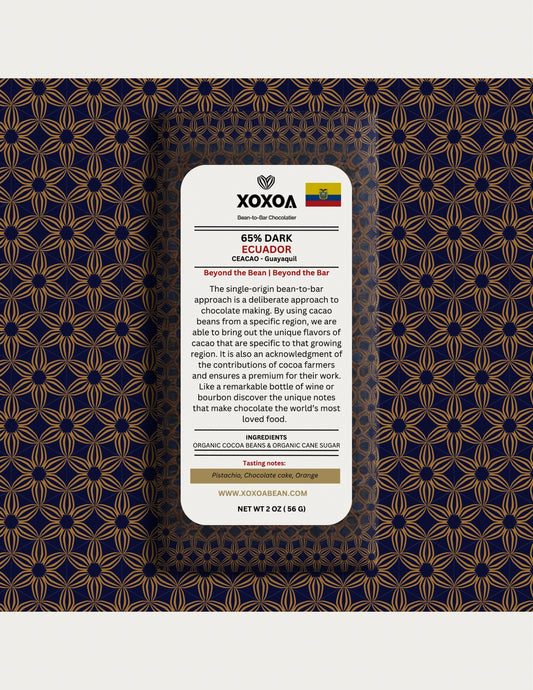 DarK Chocolate | Single-Origin CEACAO Ecuador 65% Chocolate Bar