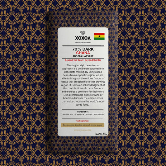 Ghana 70% Dark chocolate bar